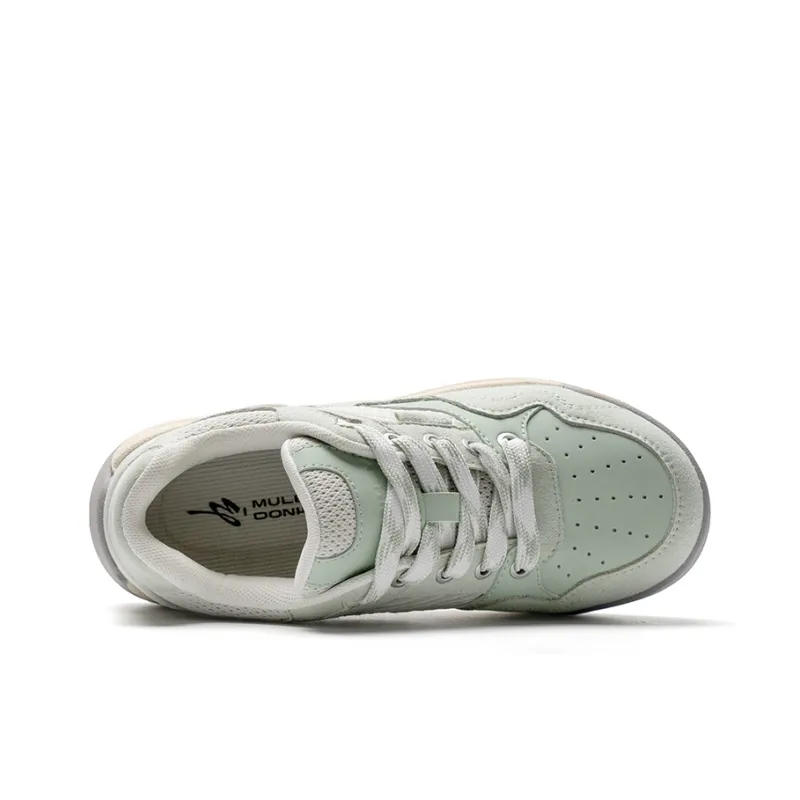 Mule Donkey Height Increasing Low Top Skateboard Shoes Women's Sage Box Included-5