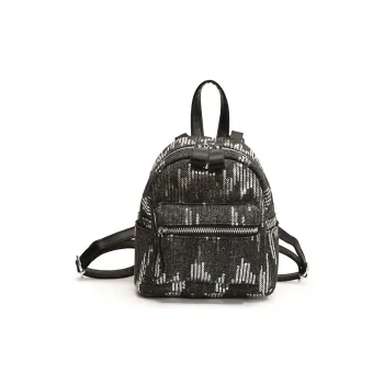 FCTOSSR Denim Backpack Small Size Women's Black/Light Blue/Dark Blue