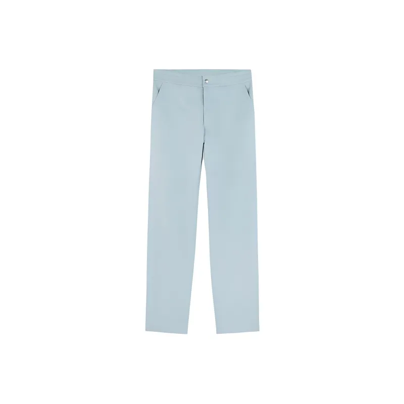 Maison Kitsune Logo Embroidered Straight Leg Trousers-0