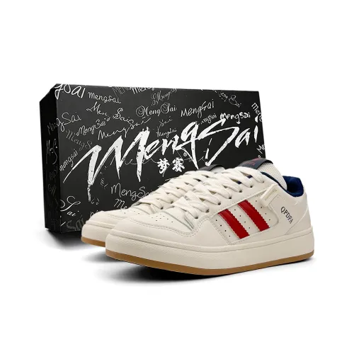 Mengsai Anti Slip And Wear Resistant Lightweight Low Top Skateboard Shoes Men's Red Blue