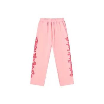 EMPTY REFERENCE Casual Pants Unisex Pink