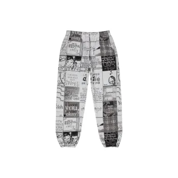 Praying Casual Pants Unisex Gray