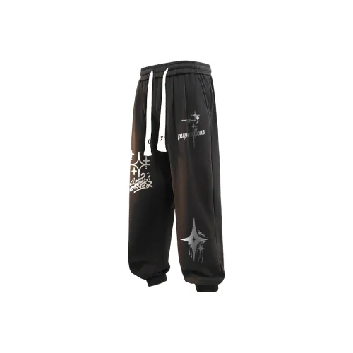 PUPU ALIENS Casual Wednesday pants Unisex Black