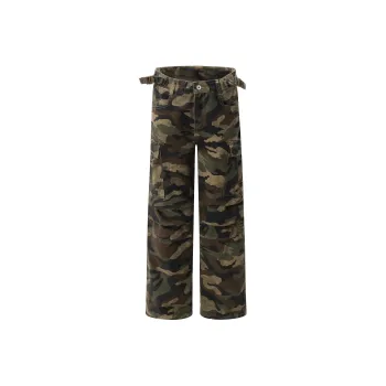 Ghost Mask Cargo Pants Unisex Camouflage