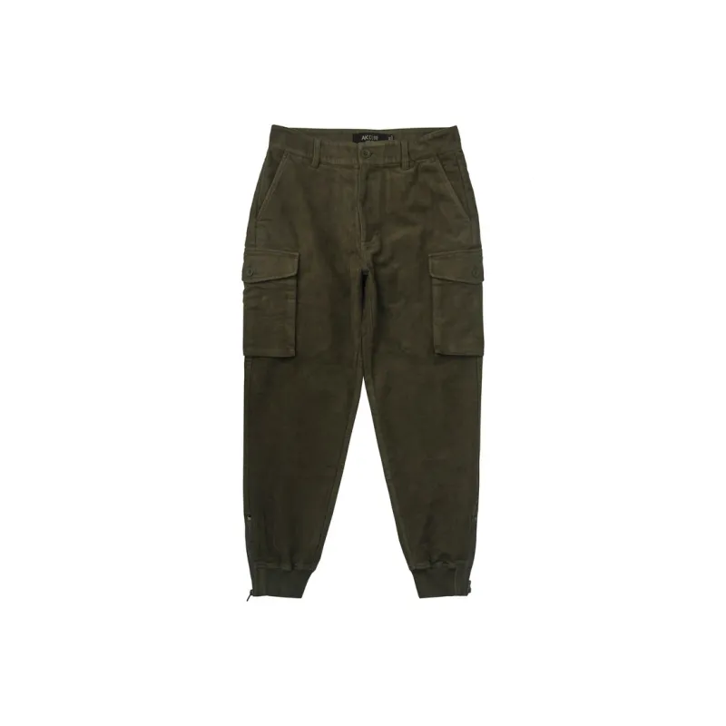 AKCLUB Casual Pants Men Army Green-0