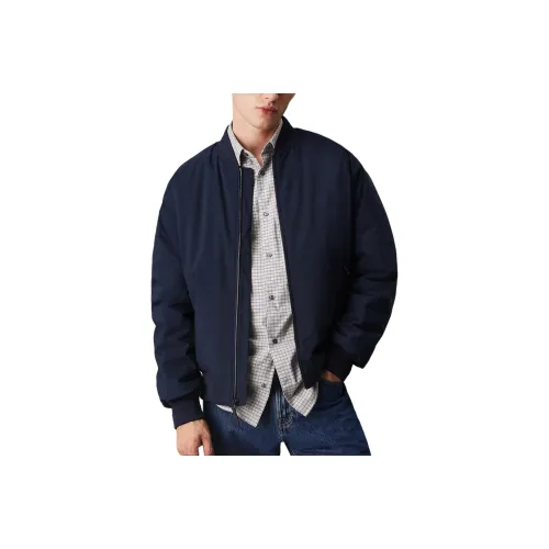 CALVIN KLEIN Jackets Coats Europe Version Men's Dark Blue Gemstone