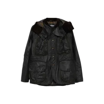 BARBOUR Outland Hooded Wax Jacket