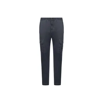 STONE ISLAND Logo Patch Tapered Leg Pants