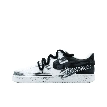 Nike Court Vision 1 Black Dream Slip Resistant Shock Absorbers Low Top Skateboard Shoes Men's Black