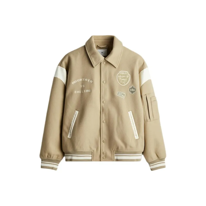 H&M Jackets Men Beige-0
