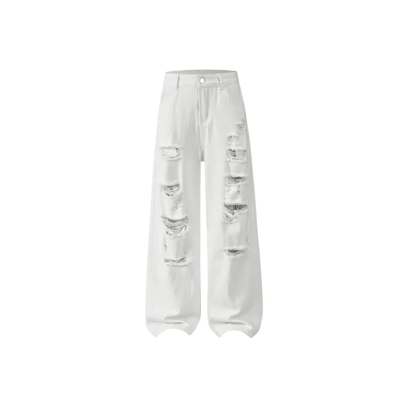 KM Jeans Unisex White-0