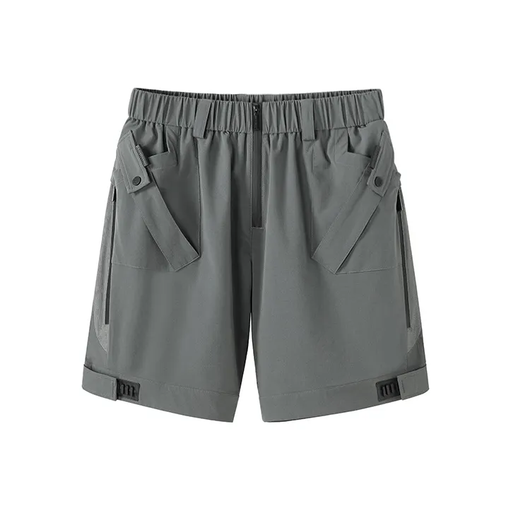 NORVINCY Urban Techwear Magnetic Buckle Cargo Shorts Unisex-10