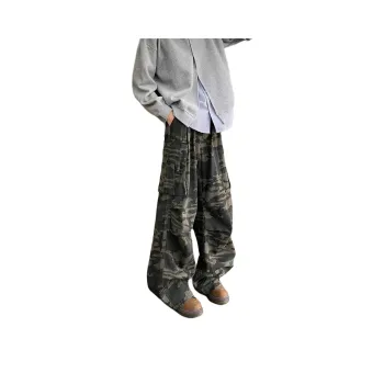 BOTH PLAY Cargo Pants Unisex Camouflage