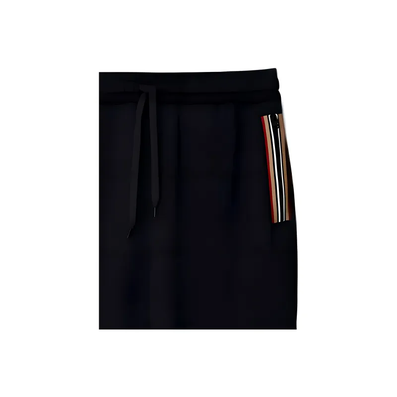 Burberry SS24 Knitted Sports Pants Men's Black-7