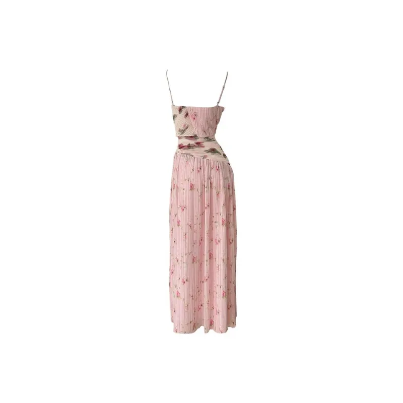 COVT Slip Dress Women's Pink Floral-1
