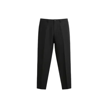 ZARA Suit Trousers Men Black