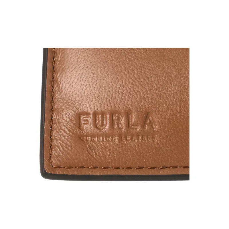 Furla Primula Calfskin Wallet Medium Size Women's Brown-4