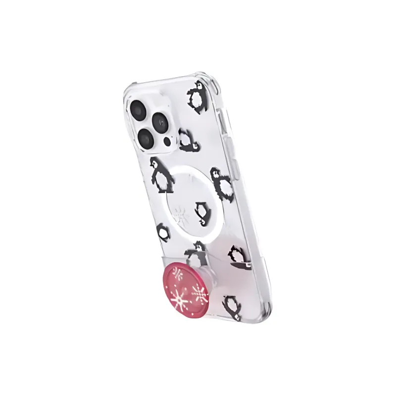 PopSockets TPU Material Winter Day Melody Phone Cases Compatible With IPhone 14/13/12 Series Cute Style-2