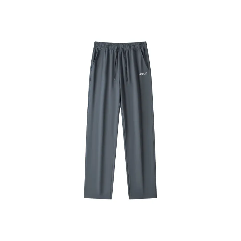 Aol Knitted Sports Pants Unisex-2