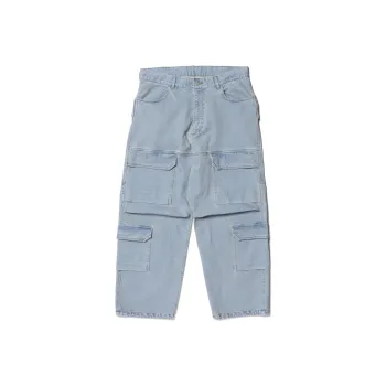Beams FW24 Jeans Men's Washed Blue