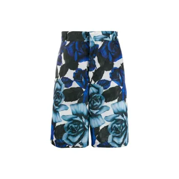 PRADA Casual Shorts Men Blue Black