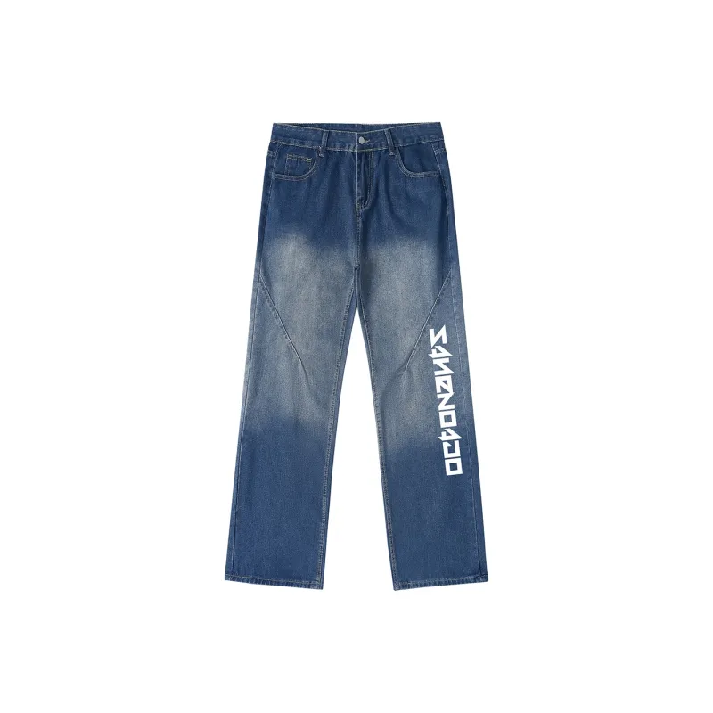 Small Columns Under The Sea Jeans Unisex-4