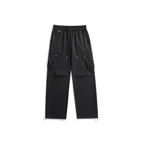 Topland Cargo Pants Unisex Matte Black