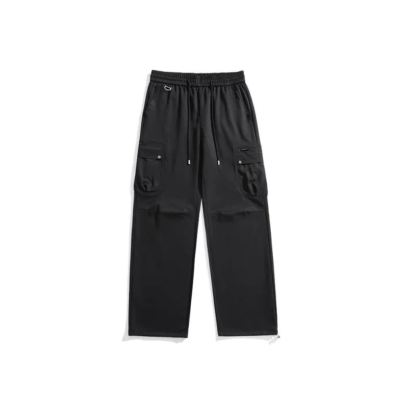 Topland Cargo Pants Unisex Matte Black-0