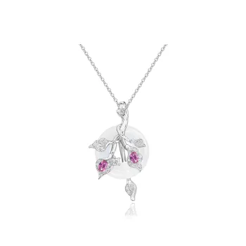 FUNNXI Natural Chalcedony Necklaces Women's