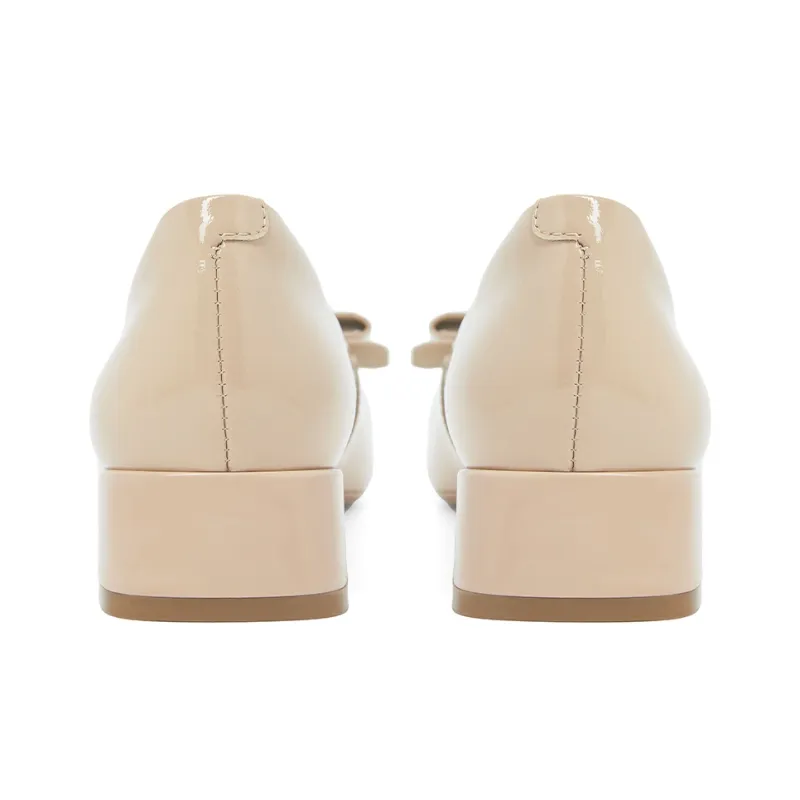 COMELY High Heels Women's Bordeaux Red, Cream White-14