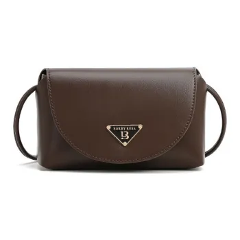 POLG PU Shoulder Bag Regular Women's Maillard Style Brown
