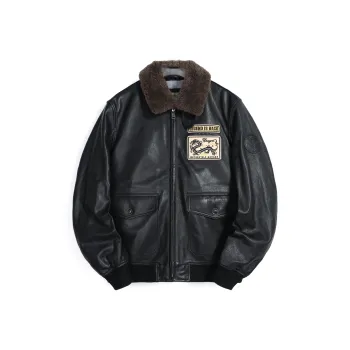 MCS Leather Jackets Men Black