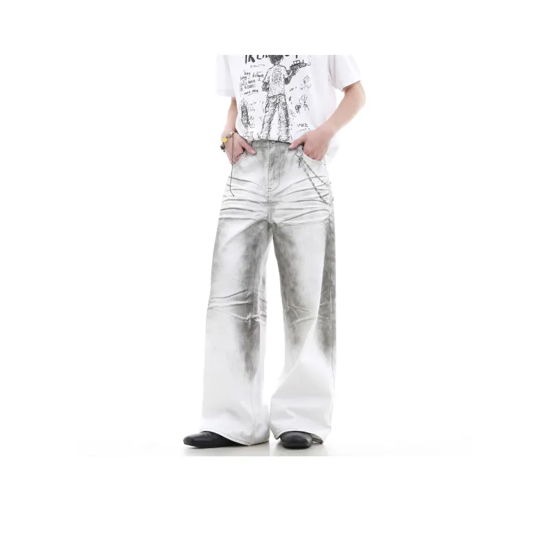 TREND ST Jeans Unisex Dirty White-0