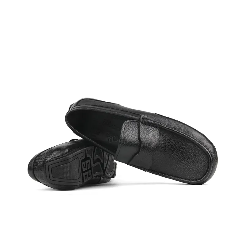New Korea Casual Shoes Men's Black-5