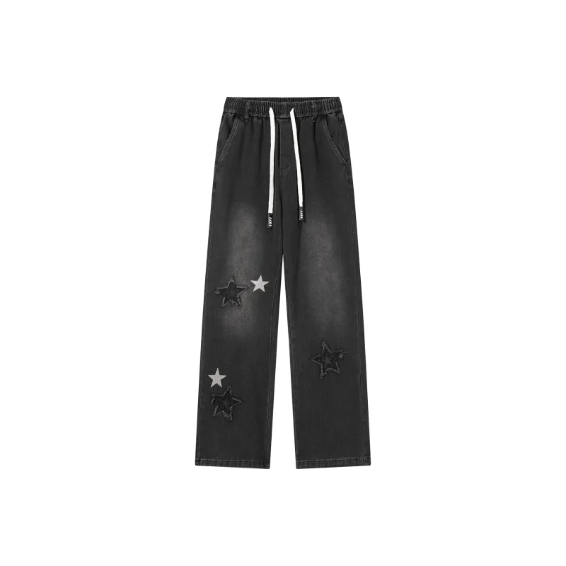 Qnxeey Jeans Unisex-0
