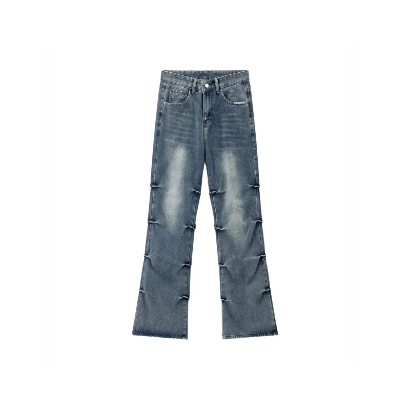 Yiwen Jeans Unisex Blue-0