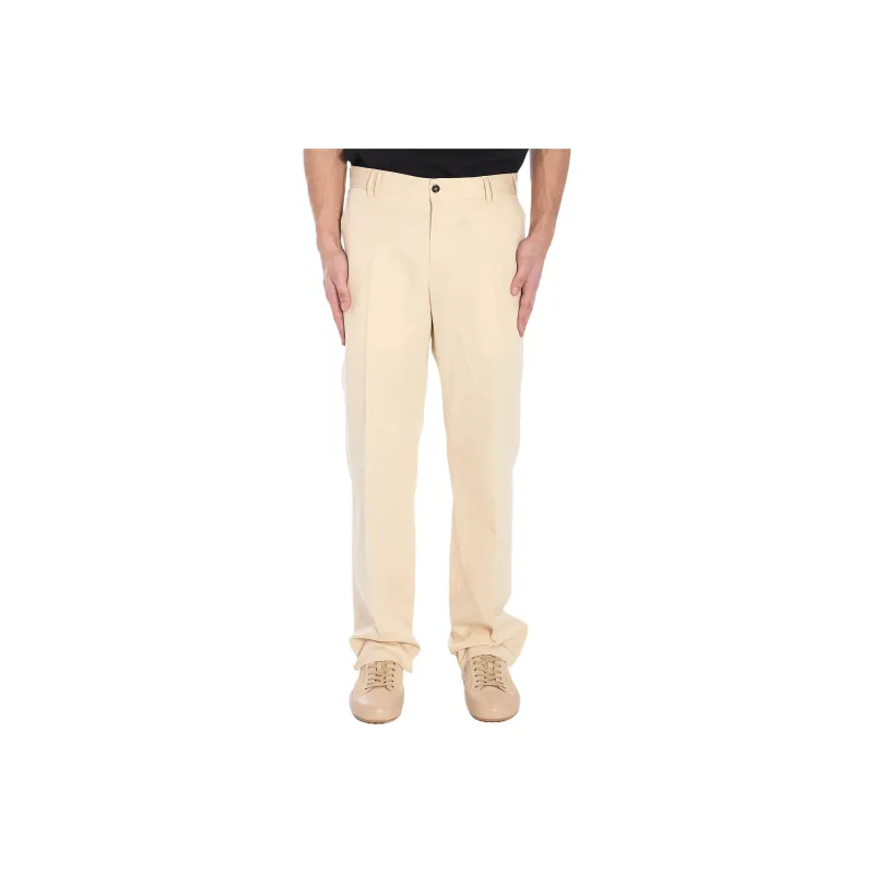 PT Pantaloni Torino Casual Pants Men's Cream-0