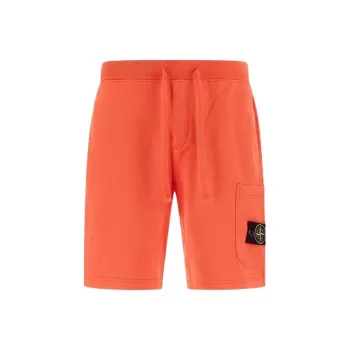 STONE ISLAND SS22 Casual Shorts Men's Orange