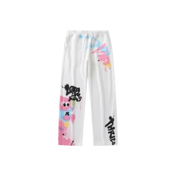 LAMLICKA Casual Pants Unisex White