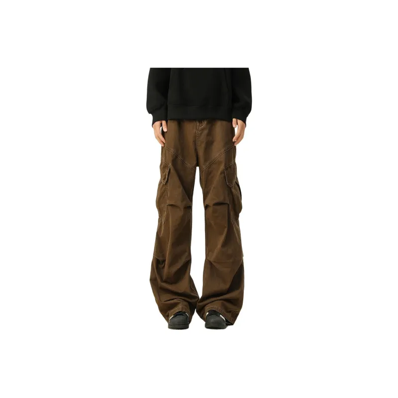 NEVER RULE Cargo Pants Unisex Green-4