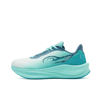 QIAODAN Strong Wind 3TR Running Shoes Men Low Top Snow Mist Green/Mars Green