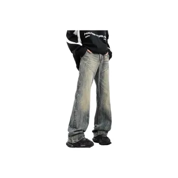 PANDA ADEVIL Jeans Unisex Washed Blue