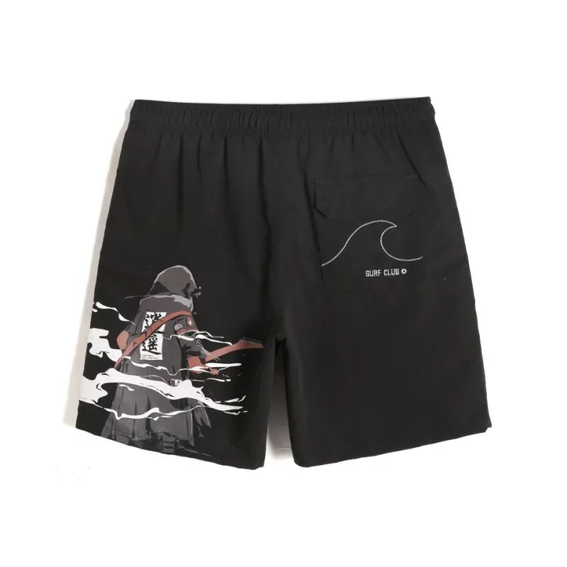 GAILANG Casual Shorts Men's Black-0