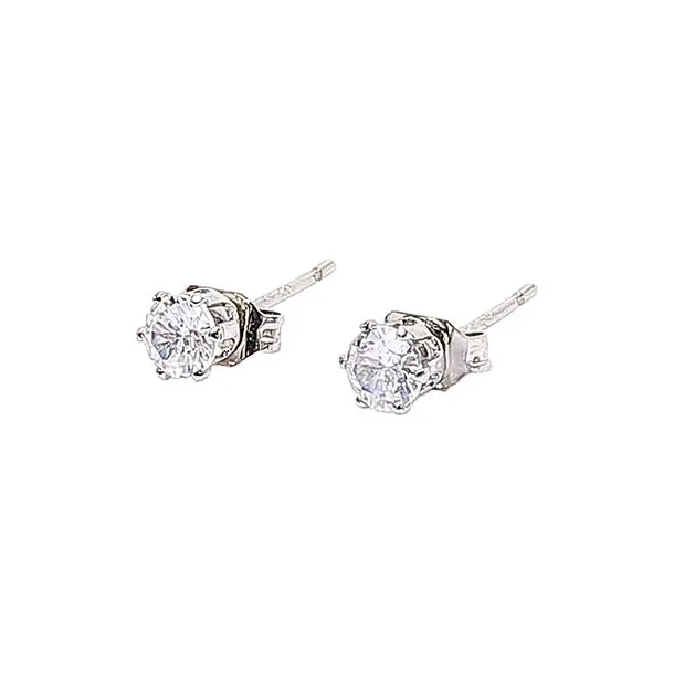 WIR ORNAMENTS Gold Plated Copper Stud Earrings Women's-10