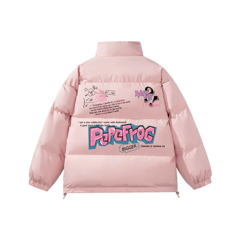 Pepe The Frog Puffer Jacket Unisex-14