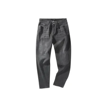 Dance With Wolves Jeans Men's Black Gray