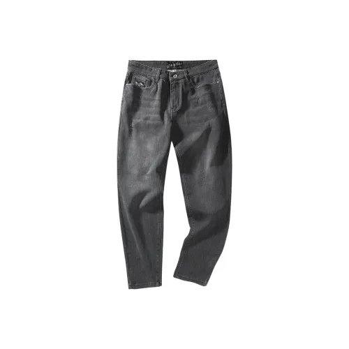 Dance With Wolves Jeans Men's Black Gray