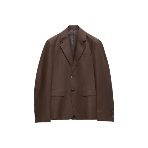 PRADA Jackets & Coats Men's Brown