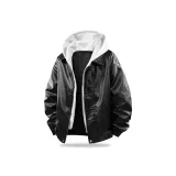 Black (White Hat Mock Two-Piece)