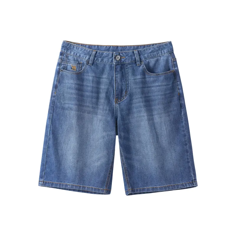 CAMEL Denim Shorts Men Dark Blue-0